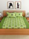 Printed cotton bed sheet