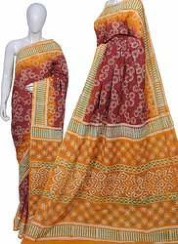 Cotton Printed Sarees Designe1 by Indiana Creations