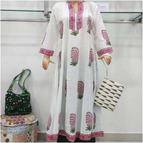 Designer Flared Kurti  by Vandana Handicraft