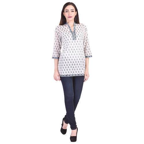 hand Block Print Short Kurti 
