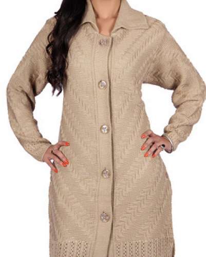 Button Closure Long Cardigan/Coat