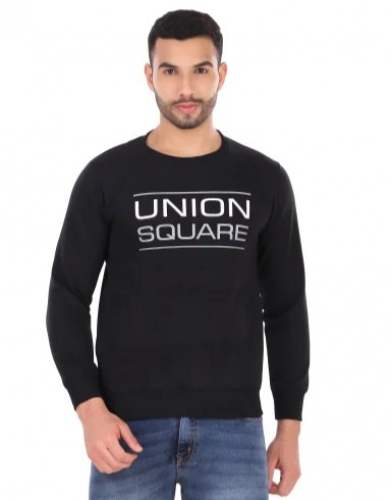 Black Color Round Neck Men T shirt 