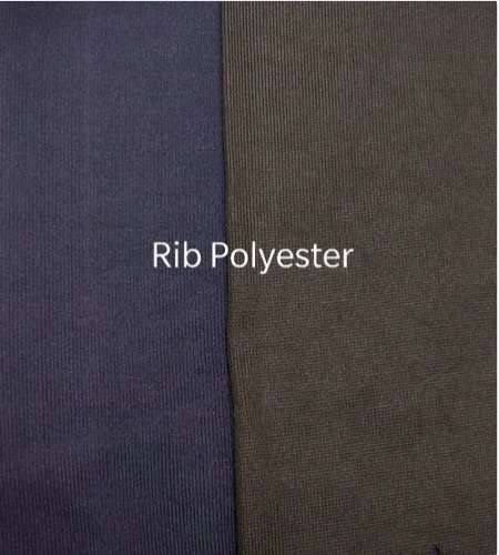 150 GSM Multiple color Rib Polyester Fabric by Godson Knitting Works
