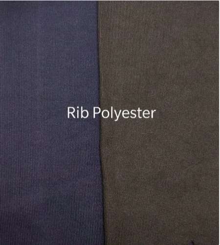 150 GSM Multiple color Rib Polyester Fabric