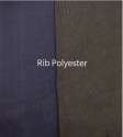 150 GSM Multiple color Rib Polyester Fabric