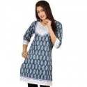 fancy-blue-short-cotton-kurti