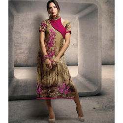 Designer Embroidered Work Rayon Kurtis