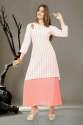 stylish-ankle-length-double-layered-kurti