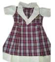 Girls Half Sleeves School Uniform Frock