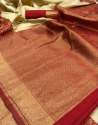 Pallu border Designer Silk Saree  thumb 5