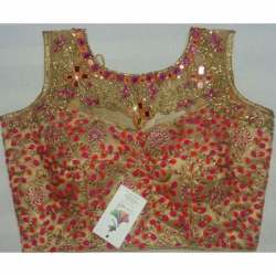 Designer golden blouse