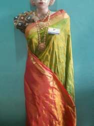 Handloom Uppada Pattu Silk Saree at Low rate 