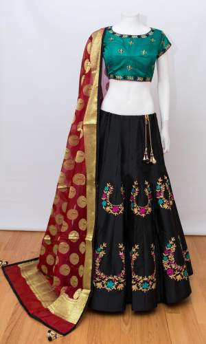 Black Navratri Special Chaniya Choli Collection.