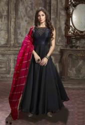 Designer Black anarkali
