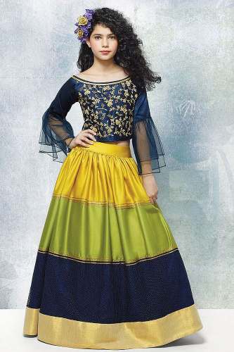 Exclusive Fancy Kids Wear Lehenga Choli.