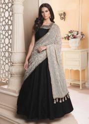 Fancy Black Anarkali 