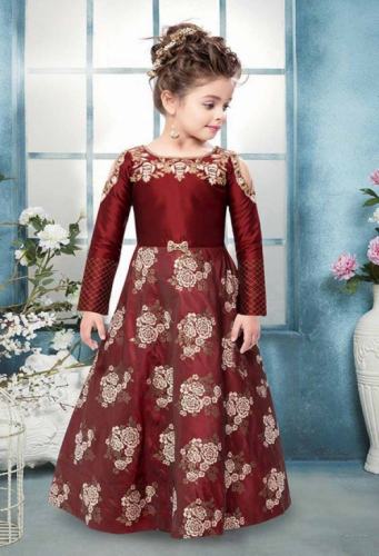 Floor length Kids Gown