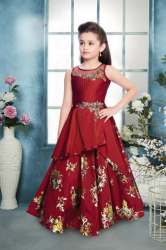 Handwork Kids Fancy Gown Collection.
