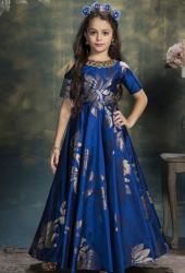 Jacquard kids Gown 