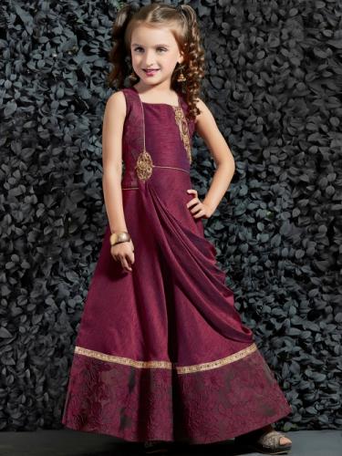Kids Down with attach dupatta