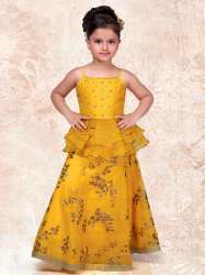 Party Wear Kids Lehenga Choli.