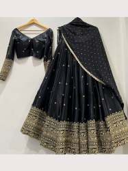 Black Renuka Lehenga