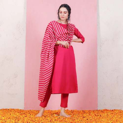 Coral Kurta Set
