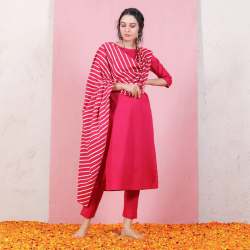 Coral Kurta Set