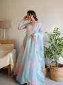 Multicolor Unity Gown