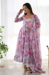 Multicolour Sajda Gown 