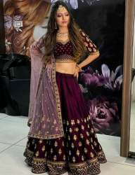 Velvet Lehenga