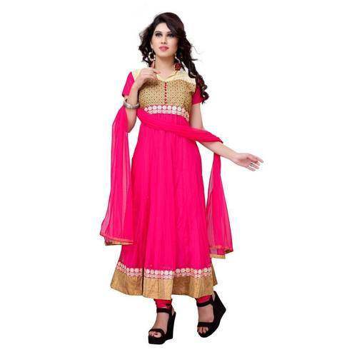Fancy Net Anarkali Suit