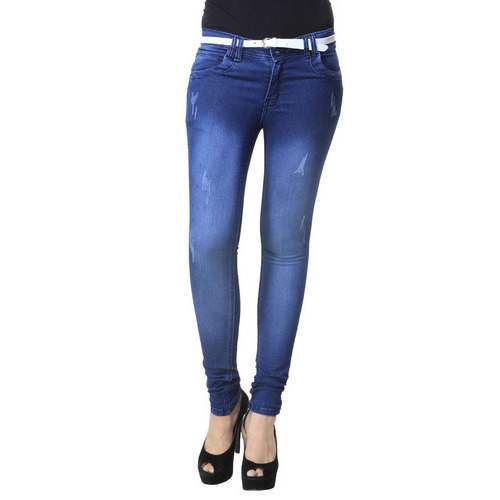 Ladies Skin Fit Jeans by Sai Collection