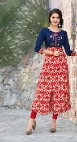 Designer Embroidered Kurtis