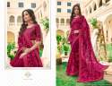 Georgette Cataloge Sarees With Embroidery Work thumb 1