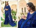Georgette Cataloge Sarees With Embroidery Work thumb 3