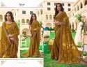 Georgette Cataloge Sarees With Embroidery Work thumb 5