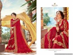 Wedding Georgette Heavy Embroidery Work Sarees