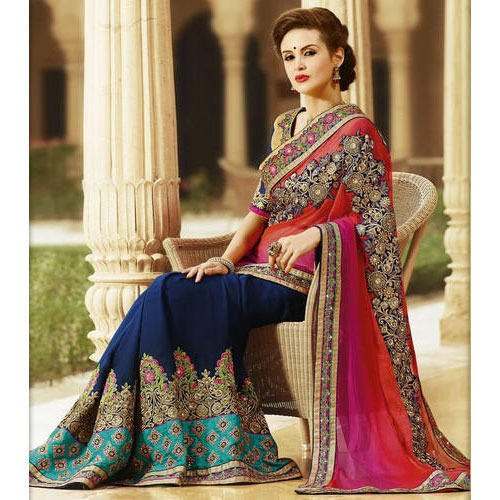 Exclusive Heavy Embroidered Sarees  by Ethnic Fashionista