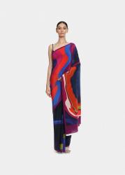 Buy Satya Paul Crepe Saree At Wholesale Price