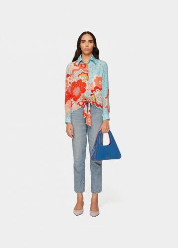 Get Floral Printed Western Top At Online Price