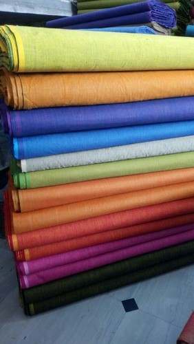 Handloom Plain Fabric by Shivani Handlooms