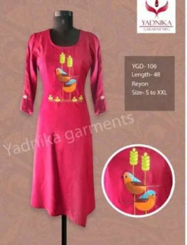 Rayon Casual Wear Kurti