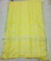 Checks Designer Linen Cotton Saree thumb 1