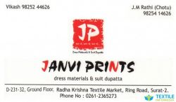 Janvi Prints logo icon