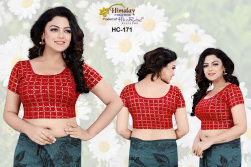 Multi Colour Full Stitchable Lycra Cotton Blouse