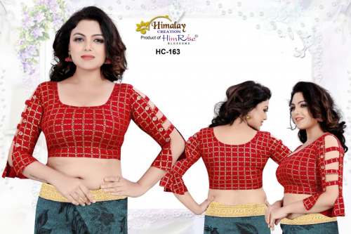  Full Stitched Printed Cotton Designer Blouse