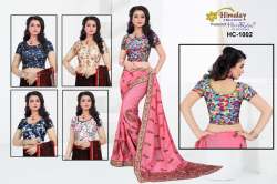 Women Flower Printed Stretchable Blouse