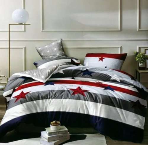 Glaze Cotton Floral Printed Bed sheet