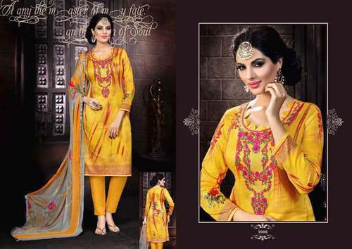 Embroidered Cotton Suits